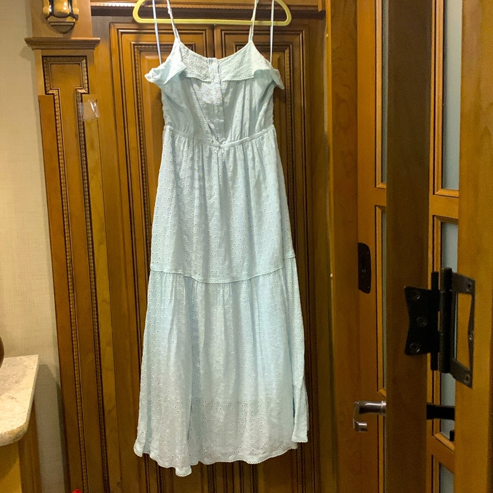NWOT Lost + Wander Blissful Blues Maxi Dress Size Medium - Picture 2 of 9